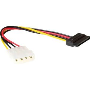 ACT Serial ATA voedingsverloop Kabel  0,15 m