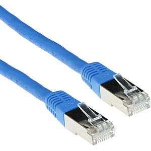 ACT Blauw 20 meter LSZH SFTP CAT6 patchkabel met RJ45 connectoren