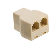 ACT RJ45 Netwerk Splitter - RJ45 Female - 2x RJ45 Female - Per stuk