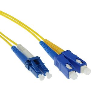Glasvezelkabel OS2 - LC/SC - 5 meter (Duplex, 9/125μm, UPC)