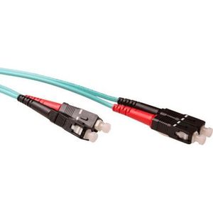 Glasvezelkabel OM3 - SC/SC - 2 meter (Duplex, 50/125μm, UPC)