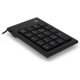 Ewent EW3102 numeriek toetsenbord - digitale toetsenborden (USB, pc/server, zwart)