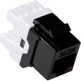 ACT - CAT5E Keystone Jack - Netwerk Accessoire - Zwart - Onafgeschermd