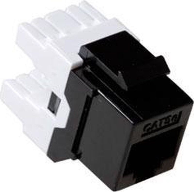 ACT - CAT5E Keystone Jack - Netwerk Accessoire - Zwart - Onafgeschermd