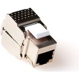 ACT - CAT6A Keystone Jack - Netwerk Accessoire - Volledig Afgeschermd - Gereedschapsloze Installatie