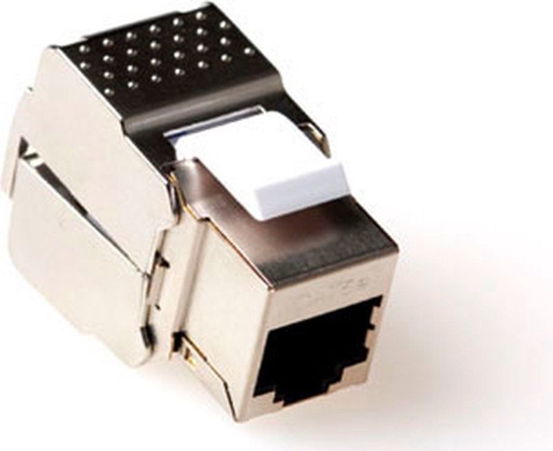 ACT - CAT6A Keystone Jack - Netwerk Accessoire - Volledig Afgeschermd - Gereedschapsloze Installatie