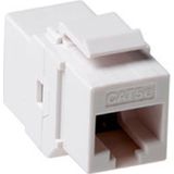 ACT - Keystone Koppeling - RJ-45 - Onafgeschermd - CAT5E - Wit