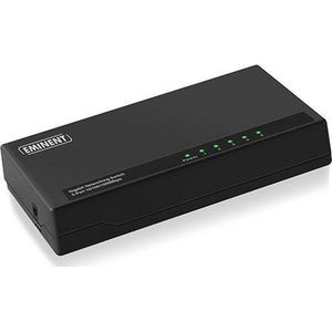 Eminent - EM4441 - Netwerk-Switch - 5 Poorts - Gigabit - 1000Mbps