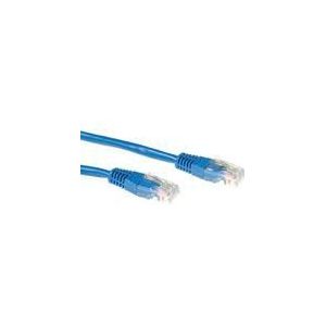 Cat6a u/utp lszh blau 0,50m - ACT