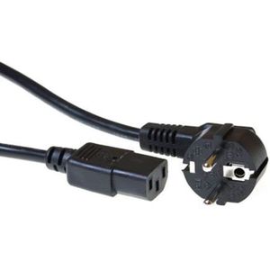 ACT Advanced Cable Technology AK5145 0,5m CEE7/7 C13-Coupler Black Power Cable (0.50 m), Stroomkabel