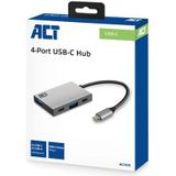 ACT USB-C hub 3.2 Gen2 10Gbps, 2x USB-C, 2x USB-A AC7070