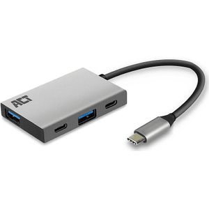 ACT USB-C hub 3.2 Gen2 10Gbps, 2x USB-C, 2x USB-A AC7070