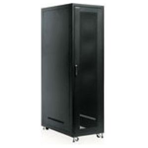 Wp Serverrek, 42 U, 60 cm breed, 206 cm hoog, 100 cm diep (42 HE), Serverkast, Zwart