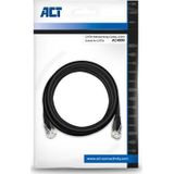 ACT CAT6 Ethernet Kabel 0.9m, 10/100/1000/Mbit/s, RJ45, U/UTP LAN CAT 6 kabel, 250 MHz, PoE, Koperen Draden, voor Switch, Router, Patch Panel, TV, PC & Laptop - AC4000