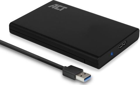 ACT - HDD Behuizing - USB3.0 - Kunststof - Zwart