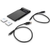 ACT - HDD Behuizing - USB3.1 - Kunststof - Zwart