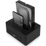 ACT Dual Docking Station Harde schijf – 2.5/3.5” SATA HDD/SSD – Offline Kloonfunctie, Back-up – AC1504
