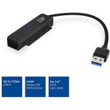 ACT SATA USB-Adapter 2,5"" HDD/SSD, USB 3.0, Harde Schijf Adapter SATA I/II/III, UASP-Ondersteuning - AC1510