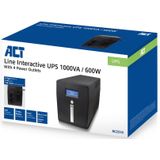 ACT UPS Line-interactive 1 kVA 600 W 4 AC-uitgang(en)  AC2310