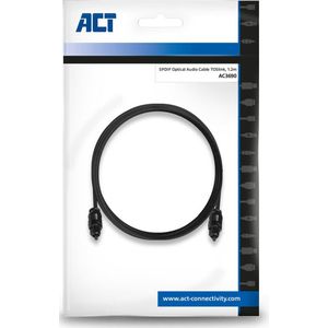 ACT SPDIF TOSlink Optische Audio Kabel Male/Male - 1,2 meter AC3690