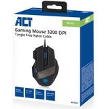 ACT Muis Gaming Bedraad | 3200 DPI | Met RGB Verlichting | Rechtshandig | AC5000