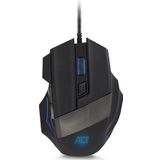 ACT Muis Gaming Bedraad | 3200 DPI | Met RGB Verlichting | Rechtshandig | AC5000