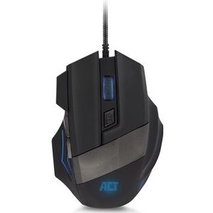 ACT Muis Gaming Bedraad | 3200 DPI | Met RGB Verlichting | Rechtshandig | AC5000