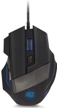ACT Muis Gaming Bedraad | 3200 DPI | Met RGB Verlichting | Rechtshandig | AC5000