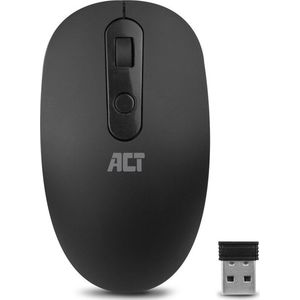ACT Muis draadloos - 1200 DPI - 2.4Ghz USB Mini Dongel - Links- en rechtshandig - Lichtgewicht – AC5110