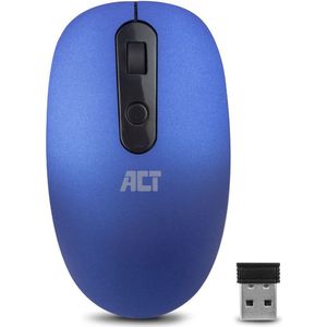 ACT Muis Draadloos - Optisch - 1200 DPI - 2.4Ghz USB Mini Dongel  - Lichtgewicht - AC5120 Blauw