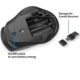 ACT - AC5145 - Draadloze Muis - Zwart - Multi Connect - 600 - 2400 dpi