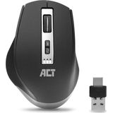 ACT - AC5145 - Draadloze Muis - Zwart - Multi Connect - 600 - 2400 dpi