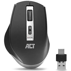 ACT Draadloze Muis | Multi Connect | 600 - 2400 dpi | Zwart AC5145