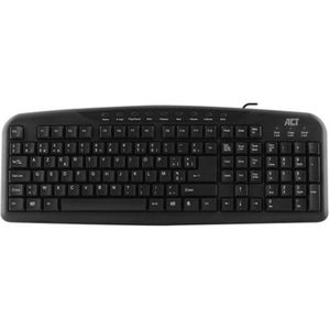 ACT AC5405 toetsenbord USB AZERTY Belgisch Zwart