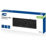 ACT Business Toetsenbord Bedraad USB | QWERTY/US layout | Zwart | AC5410