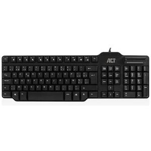 ACT AC5475 toetsenbord Kantoor USB Belgisch Zwart