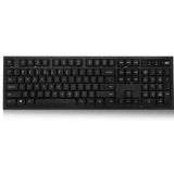 ACT draadloze multimedia USB toetsenbord en muis set - QWERTY (US) / zwart AC5700