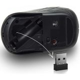 ACT draadloze multimedia USB toetsenbord en muis set - QWERTY (US) / zwart AC5700