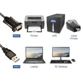 ACT USB serial converter - USB RS232 DB(9pin)  - lengte 1,5m – USB serieel adapter - AC6000