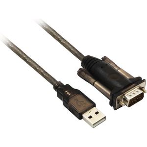 ACT USB serial converter - USB RS232 DB(9pin)  - lengte 1,5m – USB serieel adapter - AC6000