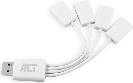 ACT AC6210 interface hub USB 3.2 Gen 1 (3.1 Gen 1) Type-A 480 Mbit/s Wit