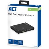 ACT AC6370 geheugenkaartlezer USB 3.2 Gen 1 (3.1 Gen 1) Type-A Zwart