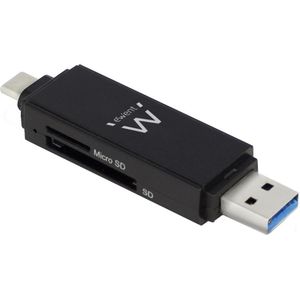 Usb 3.2 Gen1 Kartenleser sd und Micro sd, usb-c & Typ-A Anschluss