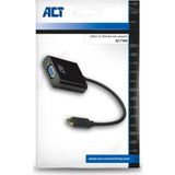 Velleman - ACTAC7300 - USB-C naar VGA-adapter - Zwart - 0.15 m