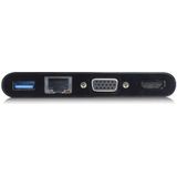 Velleman - ACTAC7330 - USB-C naar HDMI of VGA Multiport Adapter - Zwart - 4K @ 30 Hz