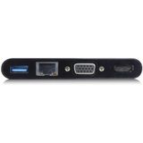 USB-C naar HDMI of VGA-Multiport Adapter 4K met Ethernet en USB-Hub - 4K @ 30 Hz - 0.15 m (ACTAC7330)