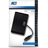 Velleman - ACTAC7330 - USB-C naar HDMI of VGA Multiport Adapter - Zwart - 4K @ 30 Hz