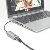 Velleman - ACTAC7335 - USB-C naar Gigabit Netwerkadapter - Zwart - 0.15 m