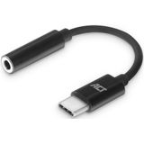 ACT USB C Aux Jack Audio Adapter - 3.5mm - DAC - Hi-Res Audio - AC7380