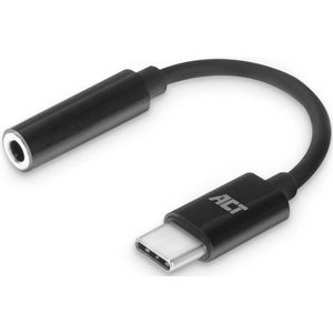 ACT USB C Aux Jack Audio Adapter - 3.5mm - DAC - Hi-Res Audio - AC7380